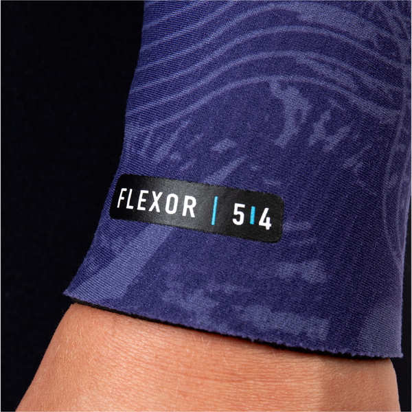 2026 Gul Da Donna Yulex Flexor 5/4mm Chest Zip Muta FX1227-BKTB - Black / Tiebird